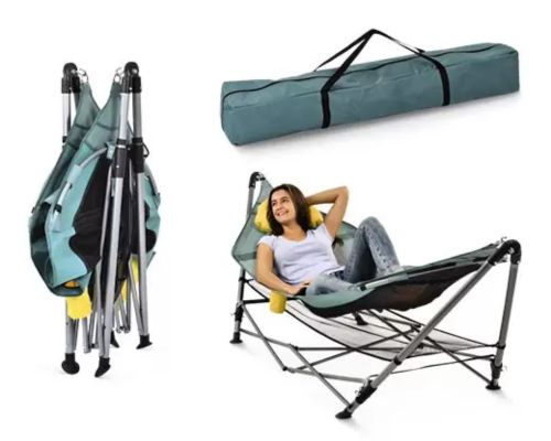 Adventuridge Portable Hammock with Stand (Aldi Finds 2023)