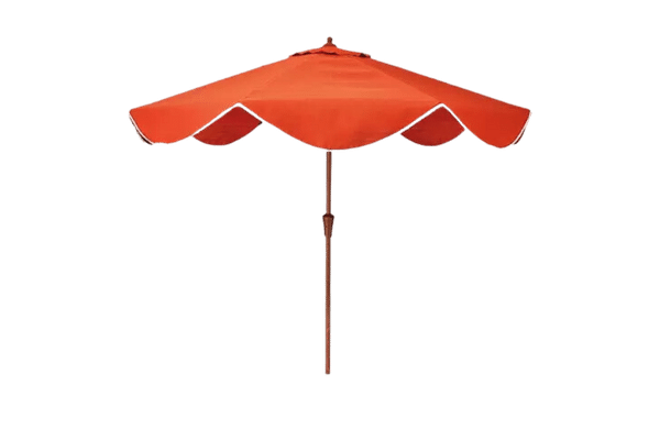 Belavi 9 Foot Scalloped Market Umbrella